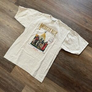 VTG Style American West Yellowstone National Park Single Stitch T Shirt Sz M SDI